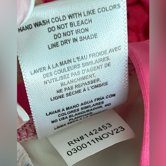 RuffleButts Long Sleeve Tropical One Piece Rash Guard Swimsuit 6-12 Months NWOT - Picture 5 of 5